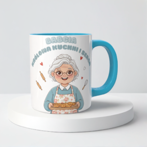 Świąteczny Kubek na Święta - Babcia - królowa kuchni i serca